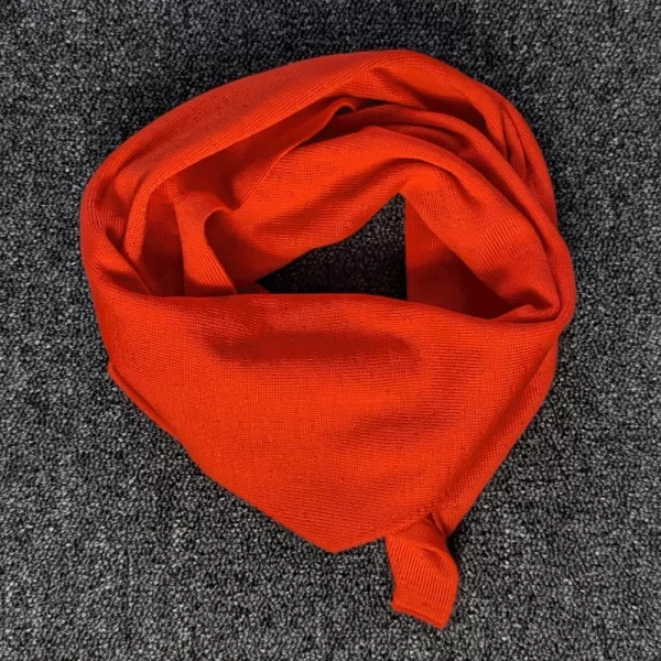 HIGH VOLTAGE ORANGE SCARF